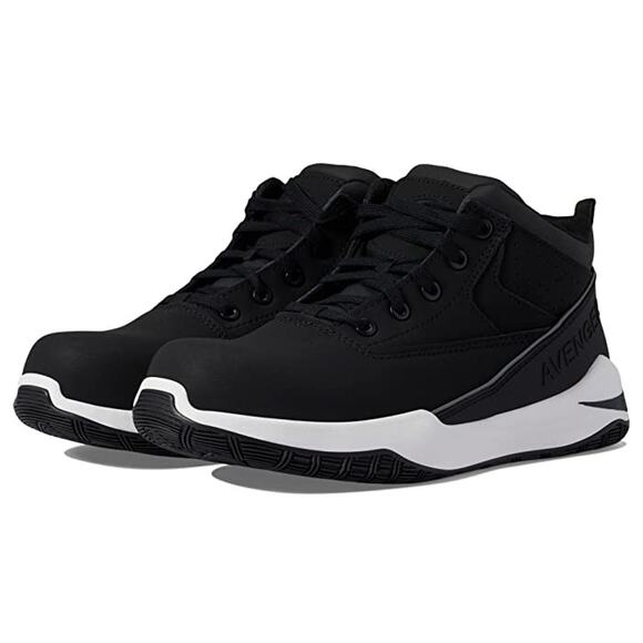 Avenger Reaction Men\'s Work Boots Black/White NEW Size 10 main image 9